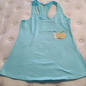 Pokemon Pikachu And Peach Racerback Tank Top Size Medium